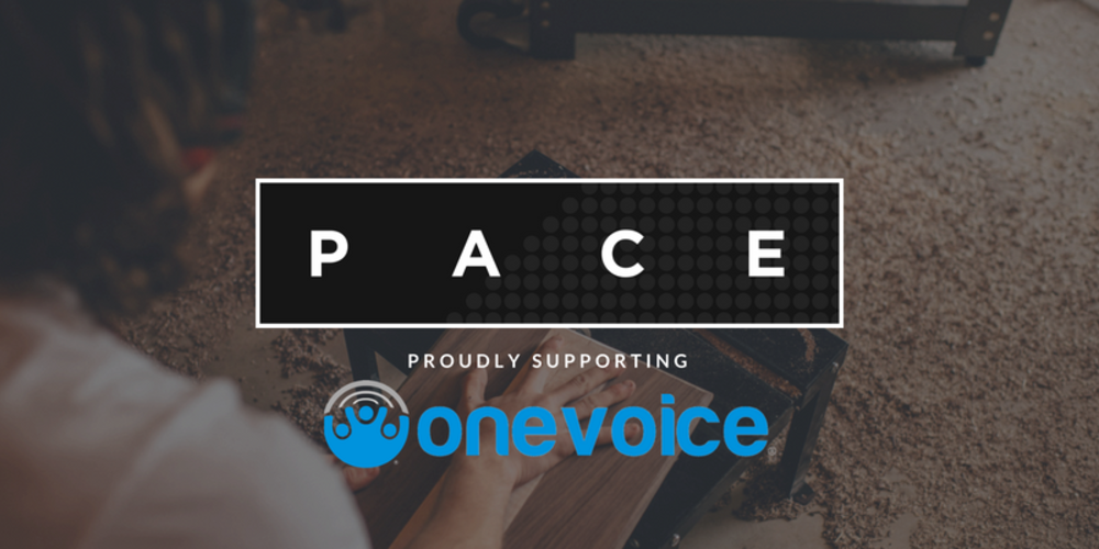 2018 Pace Survey Funds The Fit Out Of A New Woodwork Shop For Disadvantaged And Homeless Youths Through One Voice