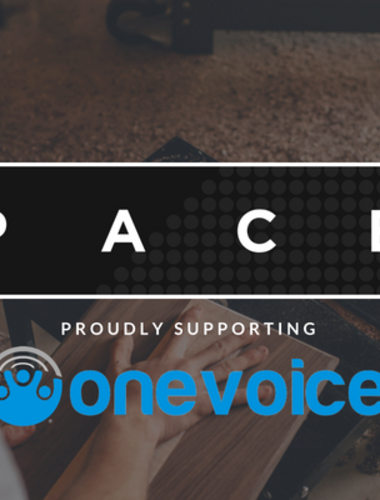 2018 PACE Survey funds the fit out of a new woodwork shop for disadvantaged & homeless youths through One Voice!